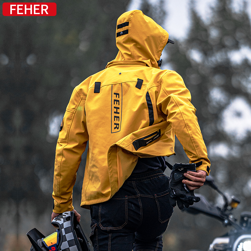 秋季新款防水防摔防寒保暖騎行夾克~男女可穿（下訂贈送手套）
